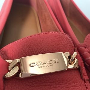 Coach Olive flats — Size 8, “Watermelon” (orange)
